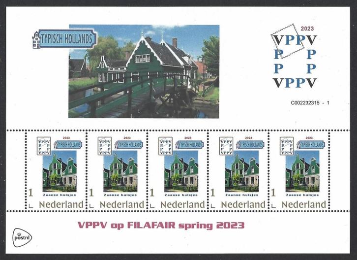 Persoonlijke Postzegels VPPV TYPISCH HOLLANDS 25*127, Postzegels en Munten, Postzegels | Nederland, Postfris, Na 1940, Verzenden