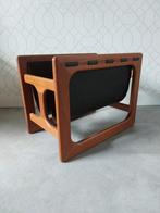 Deense design vintage retro lectuurmand 1960s, Ophalen of Verzenden, Gebruikt