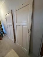 Jaren 30 Houten paneel binnendeuren, Doe-het-zelf en Verbouw, Deuren en Horren, Ophalen, Gebruikt, 80 tot 100 cm, Binnendeur