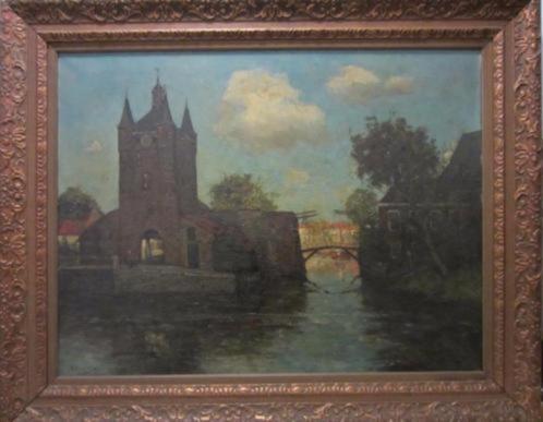 ===uit 1928===Zierikzee ===Berend Jan Brouwer 1872-1936===, Antiek en Kunst, Kunst | Schilderijen | Klassiek, Ophalen