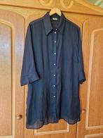 Lange zwarte doorschijnende blouse Yessica, Kleding | Dames, Blouses en Tunieken, Yessica, Gedragen, Maat 42/44 (L), Ophalen of Verzenden
