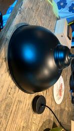 Zwart koperen lamp, Ophalen, Zo goed als nieuw, Metaal, Minder dan 50 cm