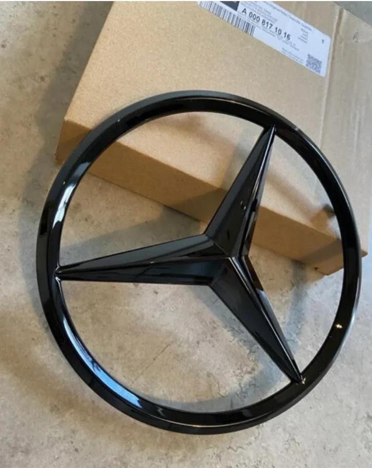 Mercedes ZWART AMG LOGO achterklep W177 W247 W205 W118 W206, Auto-onderdelen, Klein materiaal, Mercedes-Benz, Nieuw, Ophalen of Verzenden