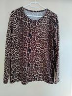 Longsleeve panterprint maat M/L, Maat 38/40 (M), Bruin, Ophalen of Verzenden, Zo goed als nieuw