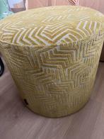 Poef en bijpassend kussen Loods5, Huis en Inrichting, Banken | Voetenbanken en Poefen, Ophalen, Zo goed als nieuw, Rond