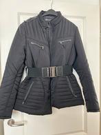 Zwarte jas Carlo Sacchi, Ophalen of Verzenden, Zo goed als nieuw, Maat 46/48 (XL) of groter, Zwart