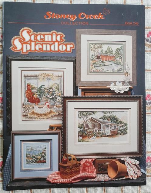 amerikaanse borduurboekjes leaflets stoney creek leisure art, Hobby en Vrije tijd, Borduren en Borduurmachines, Zo goed als nieuw