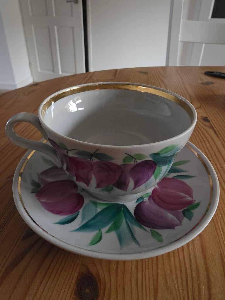 Vintage CCCP / USSR soviet Kop en Schotel, Antiek en Kunst, Ophalen of Verzenden