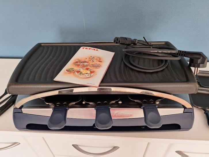 Elektrisch GOURMETSTEL; compleet voor 8 pers., Witgoed en Apparatuur, Gourmetstellen, Zo goed als nieuw, 8 personen of meer, Ophalen of Verzenden