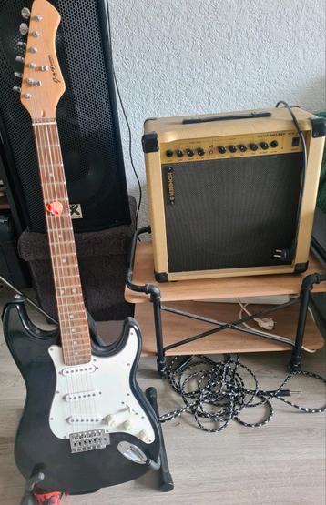 Gitaar set: Jay Sound gitaar met Hohner versterker beschikbaar voor biedingen