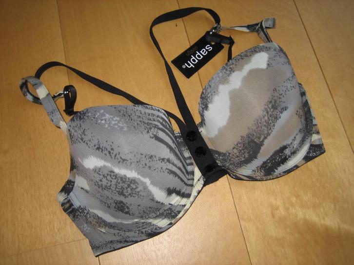 Nieuw! Prachtige BH in grijs-bruin SAPPH, 85 CUP E Snazzeys, Kleding | Dames, Ondergoed en Lingerie, BH, Grijs, Verzenden