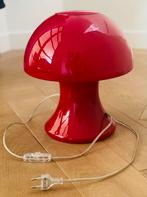 Rode lamp - Paddestoel, Ophalen, Zo goed als nieuw, Minder dan 50 cm