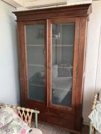 Kast voor linnen of servies of…., Gebruikt, Glas, Grootmoeders tijd, 150 tot 200 cm