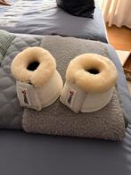 Springschoenen wit met bont, Dieren en Toebehoren, Ophalen of Verzenden, Gebruikt, Rijden