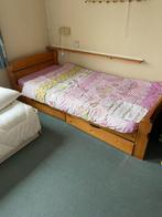 1 persoons houten bed met onderladen (halen in musselkanaal), Huis en Inrichting, Ophalen, Gebruikt, Eenpersoons