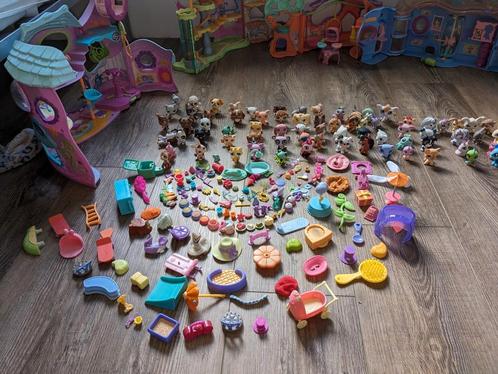 Littlest PetShop 6 huizen, meer dan 75 poppetjes., Kinderen en Baby's, Speelgoed | My Little Pony, Zo goed als nieuw, Ophalen of Verzenden