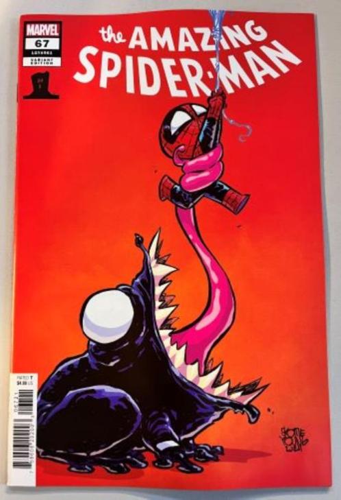 Amazing Spider-man #67 Skottie Young Variant (Marvel Comics), Boeken, Strips | Comics, Nieuw, Eén comic, Amerika, Ophalen of Verzenden