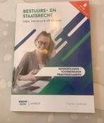 Bestuur en StaatRecht  legel  insuranse. & HR. Service, Ophalen of Verzenden, Nieuw, Overige niveaus