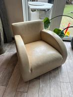 Vintage leren design fauteuil / stoel, Ophalen, Zo goed als nieuw, 75 tot 100 cm, 50 tot 75 cm