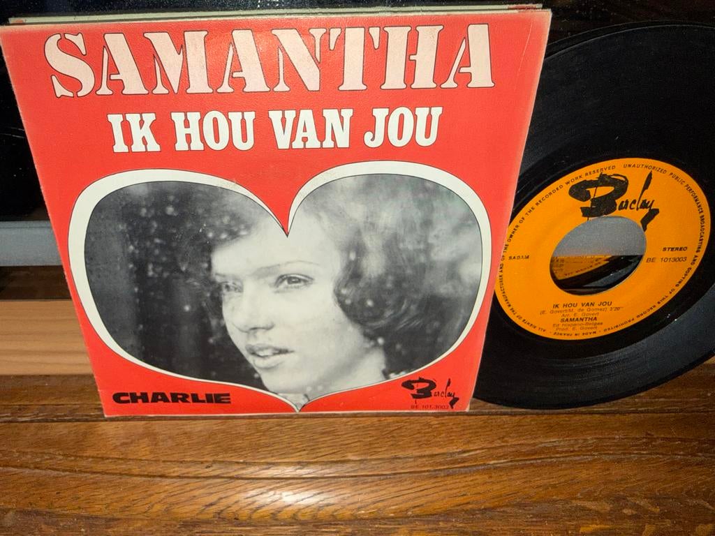 Samantha - Ik Hou Van Jou - Single, 7 inch, Single, Ophalen of Verzenden, Zo goed als nieuw