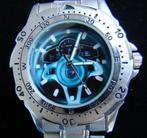 Horloge Auto Sport cockpit design staal 40 MM -NIEUW-, Ophalen of Verzenden, Nieuw, Auto's
