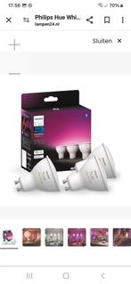 Mooie Philips hue spots g10 3 stuks, Huis en Inrichting, Lampen | Losse lampen, E27 (groot), Ophalen of Verzenden, Led-lamp, Zo goed als nieuw