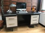 Vintage industrieel bureau jaren 60, Huis en Inrichting, Ophalen, Gebruikt, Bureau