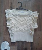 Zara Gehaakte Top - Maat M, Kleding | Dames, Tops, Maat 38/40 (M), Ophalen of Verzenden, Zo goed als nieuw, Korte mouw