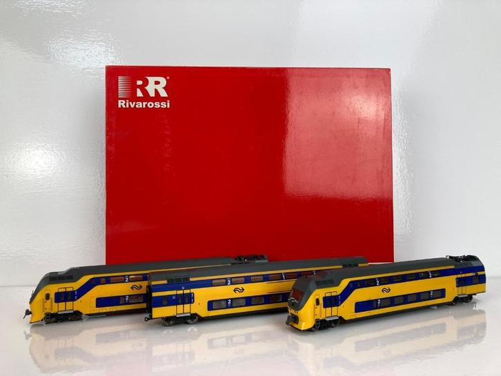 Rivarossi HR2852 – 3-delig IRM treinstel NS - Wisselstroom, Hobby en Vrije tijd, Modeltreinen | H0, Zo goed als nieuw, Treinset