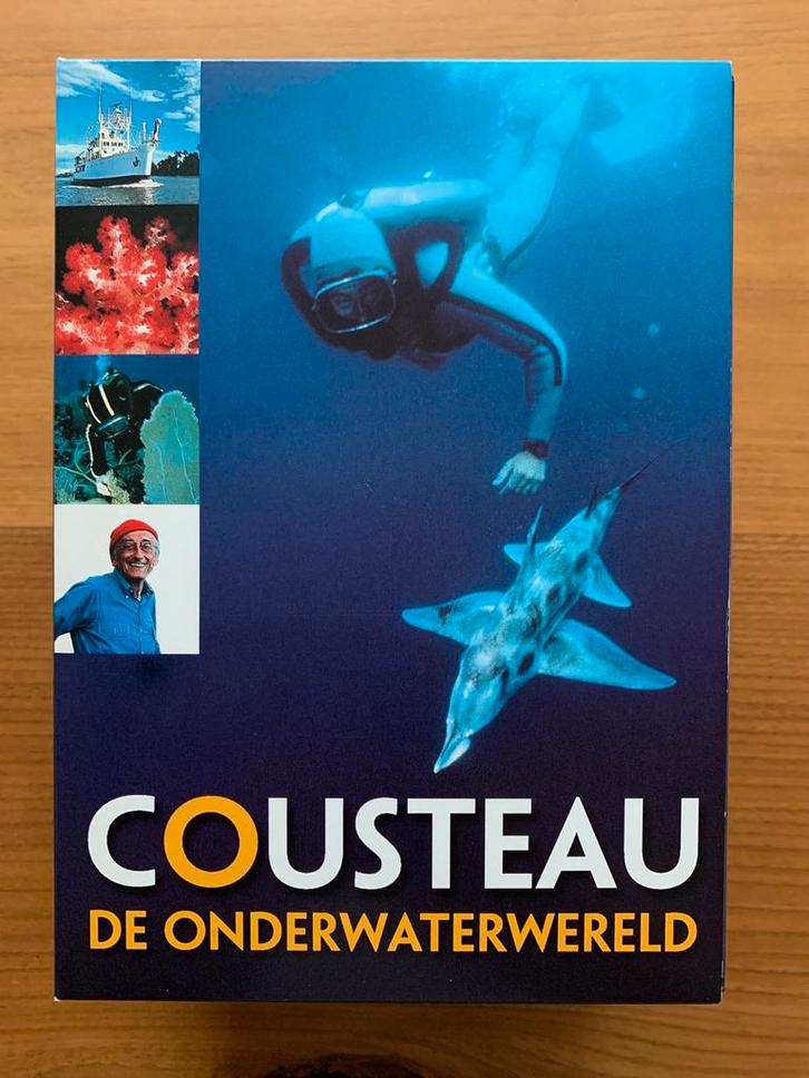 Jacques Cousteau Box / De Onderwater Wereld (6DVD), Cd's en Dvd's, Dvd's | Documentaire en Educatief, Nieuw in verpakking, Natuur
