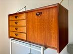 Vintage wandmeubel Webe Teeffelen, Ophalen, Zo goed als nieuw, Minder dan 150 cm, Minder dan 100 cm
