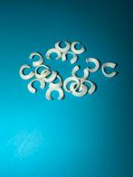 Feb 076: playmobil: onderdelen: 17 witte kraagjes, Kinderen en Baby's, Speelgoed | Playmobil, Ophalen of Verzenden, Gebruikt, Los playmobil