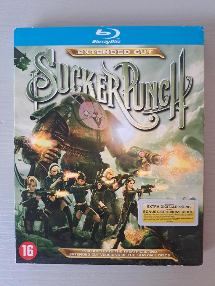 Sucker Punch - Extended Cut - Blu-ray in slipcover, Cd's en Dvd's, Blu-ray, Zo goed als nieuw, Actie, Ophalen of Verzenden