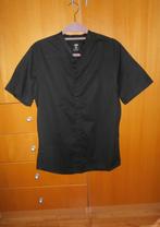 Fijn zomer-overhemd/blouse FSBN mt M zwart klein boordje., FSBN, Ophalen of Verzenden, Halswijdte 39/40 (M), Zo goed als nieuw