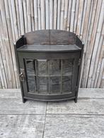 Oud- Wandkastje - Hangkastje - Badkamerkastje -Keukenkastje*, Ophalen, Eikenhout, Minder dan 150 cm, Minder dan 25 cm