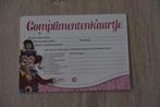 EFTELING COMPLIMENTENKAARTJE  ( ONBESCHREVEN ), Verzenden, Nieuw, Overige typen