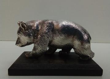 De Panda - WWF Verzilverd Dieren Beeldje  beschikbaar voor biedingen