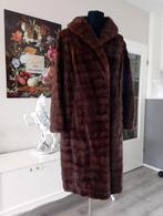 Vintage Nerts Bontjas Oscar Bass 's Gravenhage, Maat 38/40 (M), Bruin, Oscar Bass, Ophalen of Verzenden