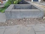 (+/-75) Betonnen Borderblokken / Plantenbak Stenen, Ophalen, Gebruikt, Minder dan 30 cm, Minder dan 60 cm