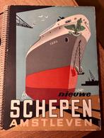 Nieuwe Schepen Amstleven izgs 1954, Ophalen of Verzenden, Zo goed als nieuw, Kaart, Foto of Prent
