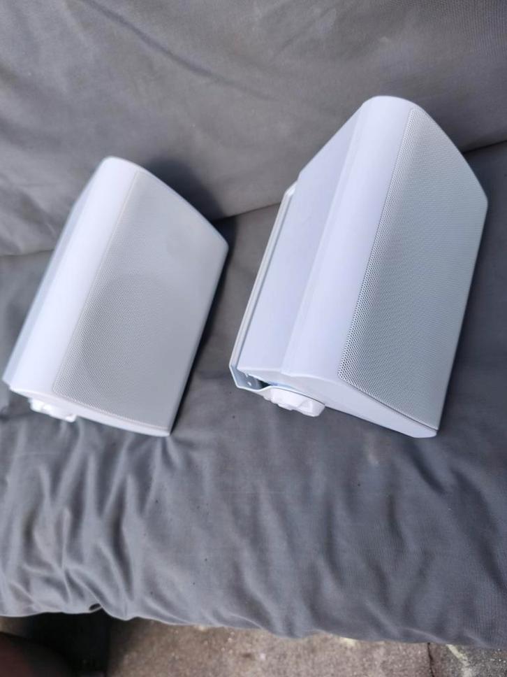 Power Dynamics BGO50 Witte speakerset voor binnen en buiten., Audio, Tv en Foto, Luidsprekers, Zo goed als nieuw, Front, Rear of Stereo speakers