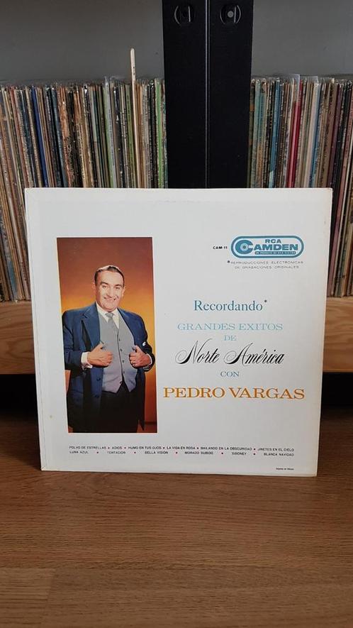 Lp Pedro Vargas Recordando Mexico Latin Mariachi cult vinyl, Cd's en Dvd's, Vinyl | Latin en Salsa, Zo goed als nieuw, Ophalen of Verzenden