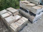 GELE BETONTEGELS 30x30 cm – ca. 12-16 m² – Incl. halven, Steen of Klei, Ophalen of Verzenden, Zo goed als nieuw, 15 m² of meer