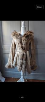 Bont jasje  carnaval, Verzenden, Zo goed als nieuw, Maat 38/40 (M), Beige