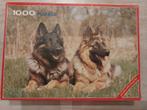 Puzzel 2 herdershonden 1000 stukjes, Ophalen of Verzenden, 500 t/m 1500 stukjes, Zo goed als nieuw, Legpuzzel
