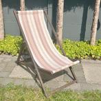Vintage strandstoel, Ophalen, Gebruikt, Hout