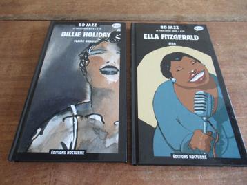 BD Jazz 2 CD Comic Book boek Billie Holiday Ella Fitzgerald beschikbaar voor biedingen