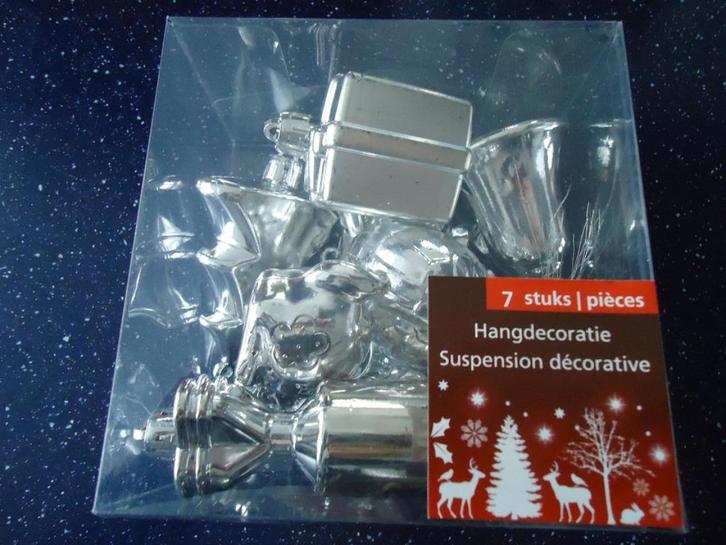 hangdecoratie voor in de kerstboom = 7 stuks nieuw, Diversen, Kerst, Nieuw, Ophalen of Verzenden