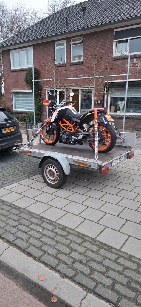 motortrailer en een boot met trailer en bb motor, Auto diversen, Aanhangers en Bagagewagens, Gebruikt, Ophalen