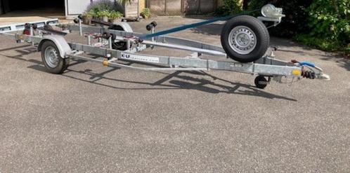 boottrailer Kalf, Watersport en Boten, Boottrailers, Gebruikt, Sloepentrailer, 1500 tot 3000 kg, 6 tot 9 meter, Verstelbare verlichting